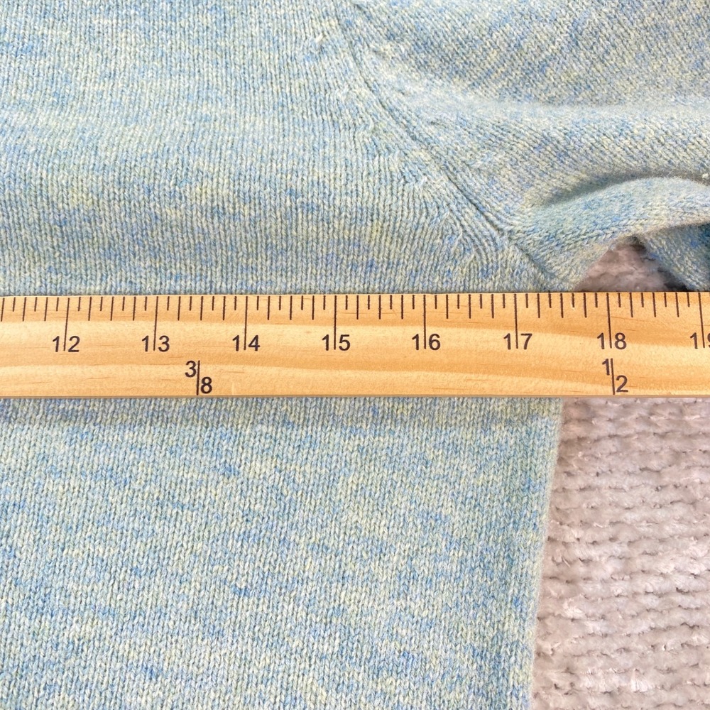 J.Crew Mens Slim 100% Lambswool Crew Neck Sweater Light Blue Small Old Money - Picture 3 of 7